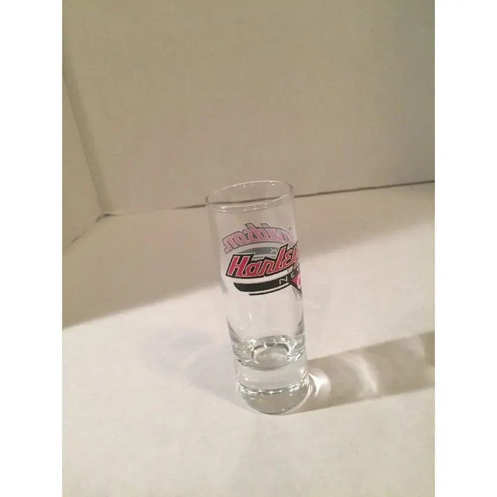 Harley Davidson New York Cafe double shot glass vintage collectible 4